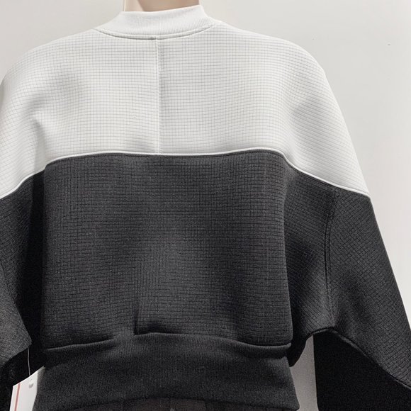 (6) - Sport Illustrated Oversized Cropped 90s Dolman Scuba Bomber Jacket Coat … - Picture 9 of 13